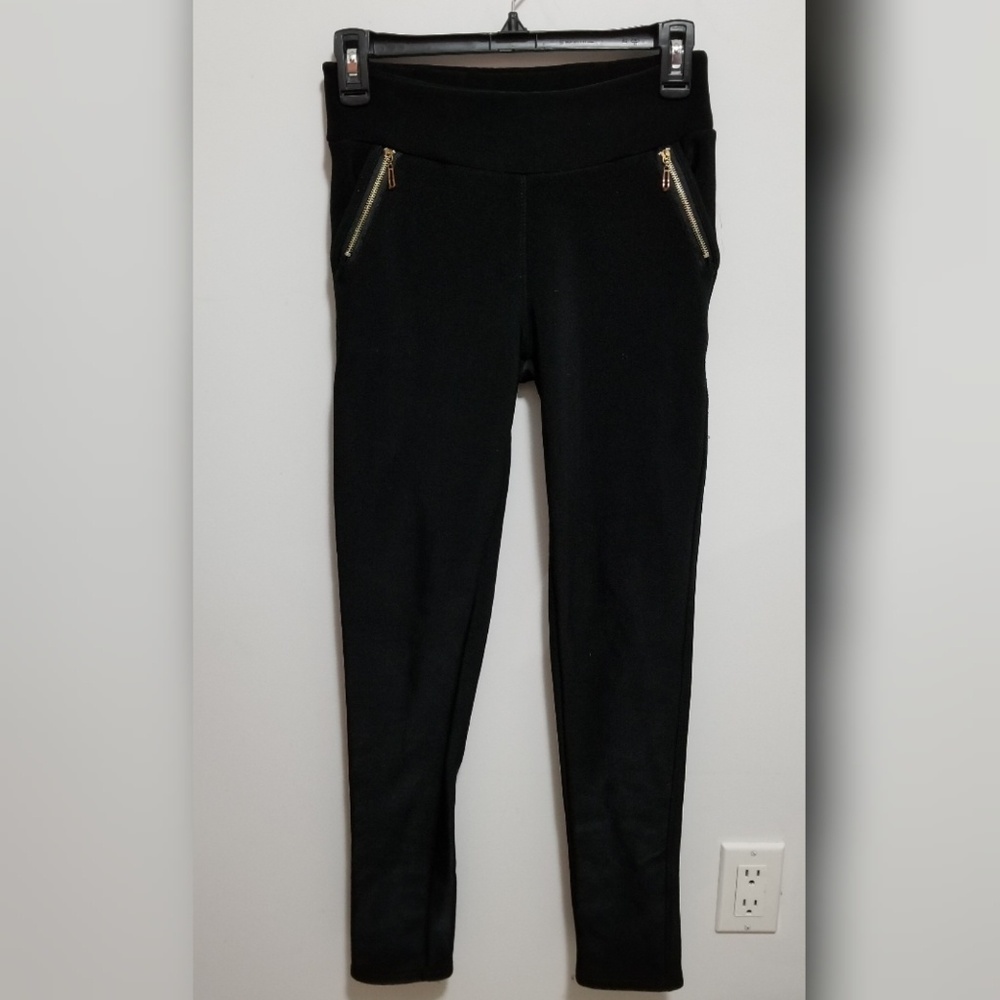Roma Concept black fleece-lined skinny pants